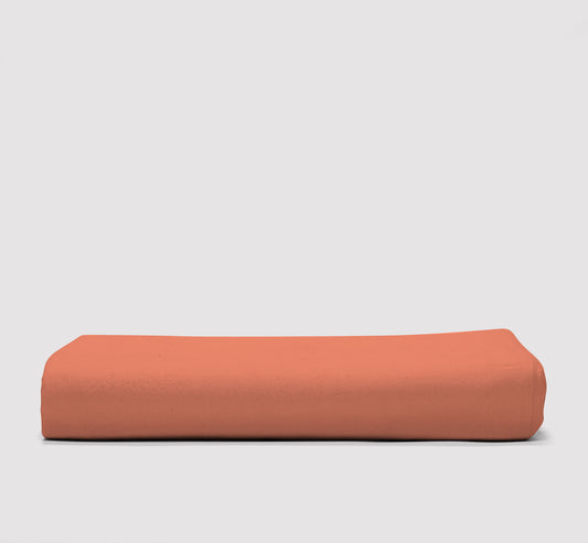 duvet cover | sunrise coral | bedface