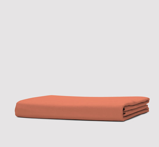 fitted sheet | sunrise coral | bedface