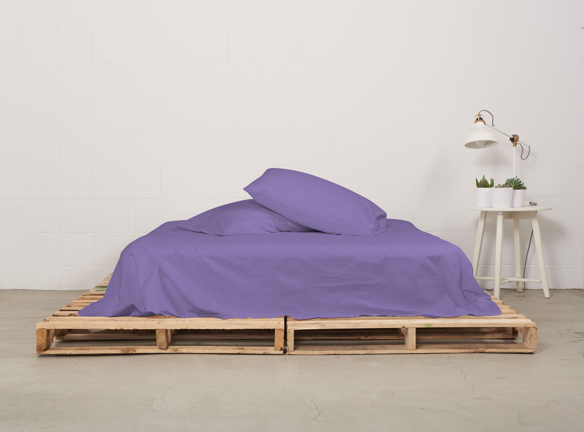 flat sheet | twilight | pallet bed | bedface