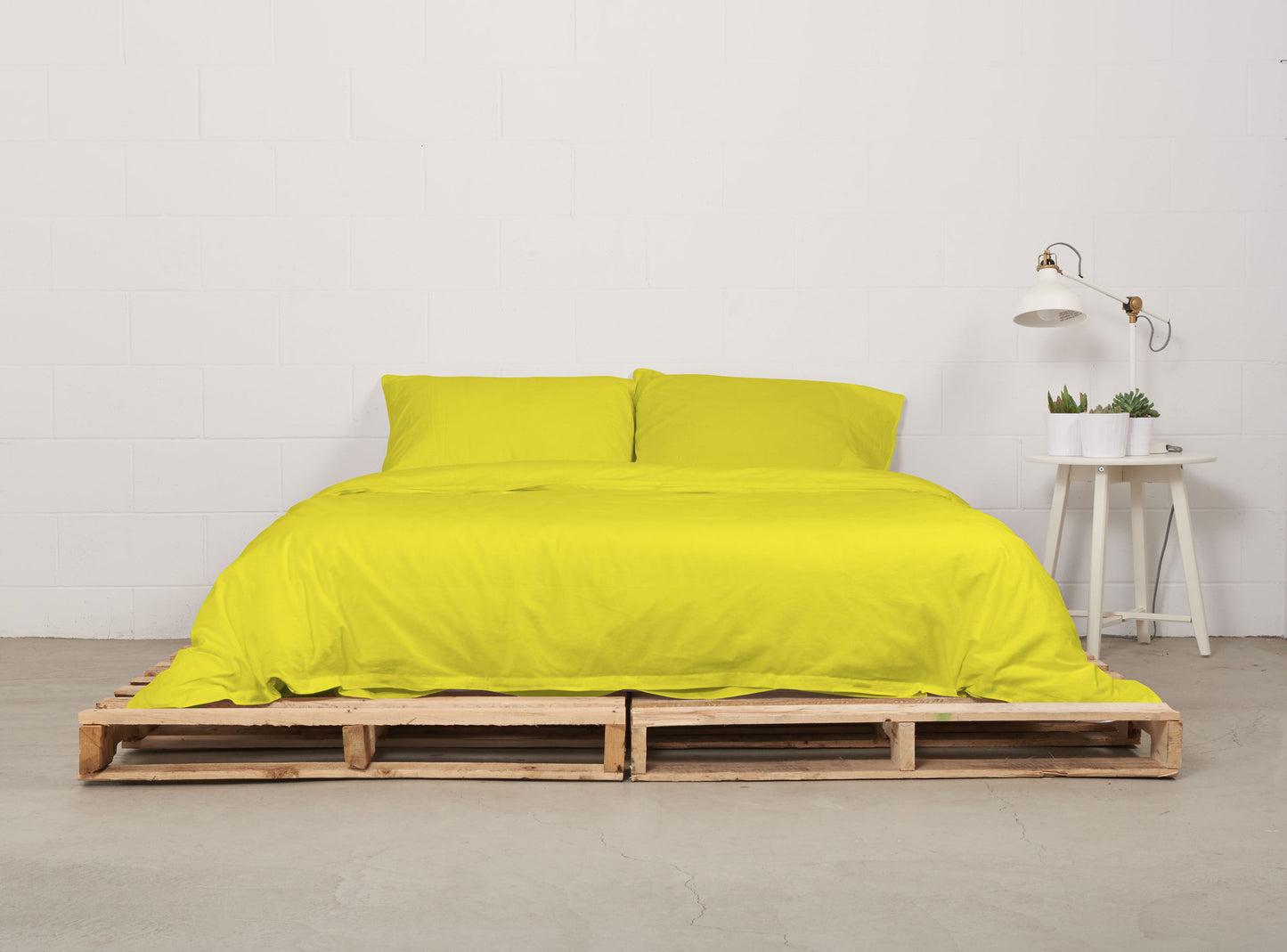 duvet cover | all nighter citron | palette bed | bedface