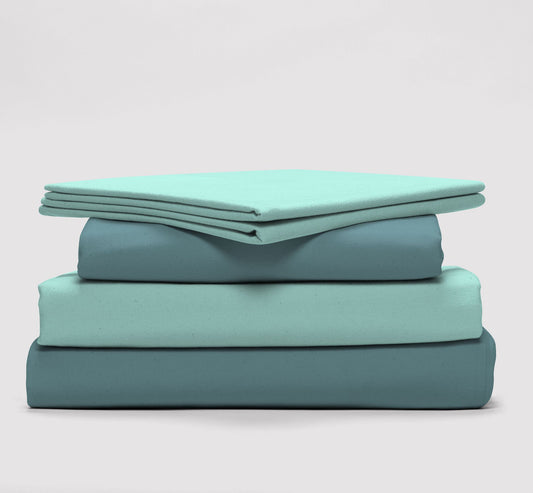 super sleep set | seafoam | bedface