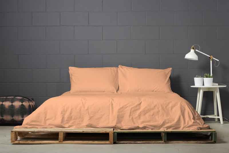 sleep set | fuzzy peach | pallet bed | bedface